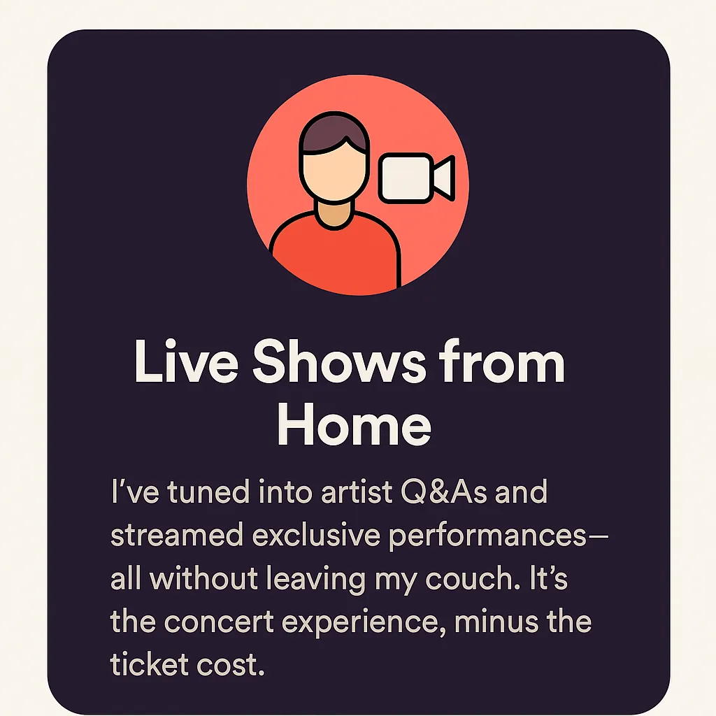live shows from home is best option for family