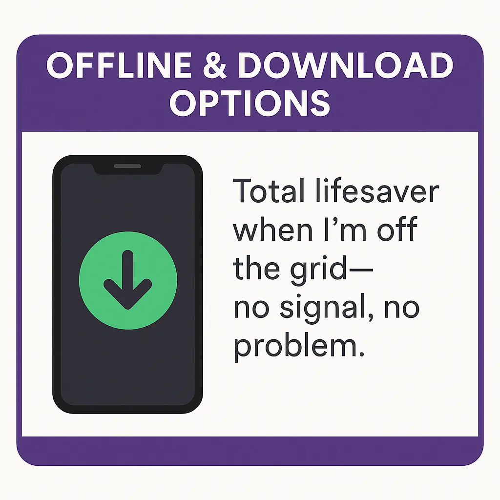offline and download option spotify mod apk