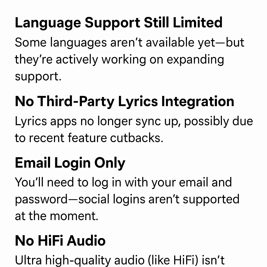 known issue in spotify premium apk
