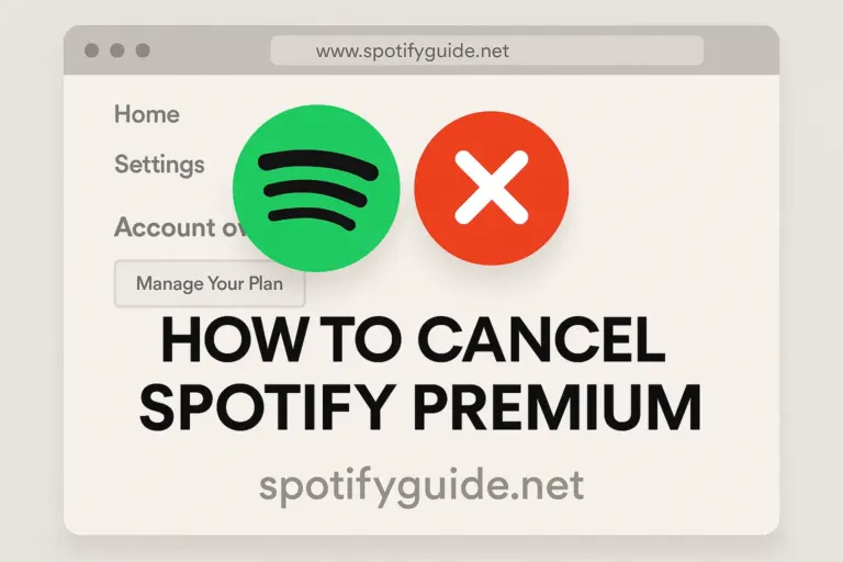 How to Cancel Spotify Premium